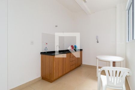 Cozinha de apartamento para alugar com 1 quarto, 32m² em Brás, São Paulo