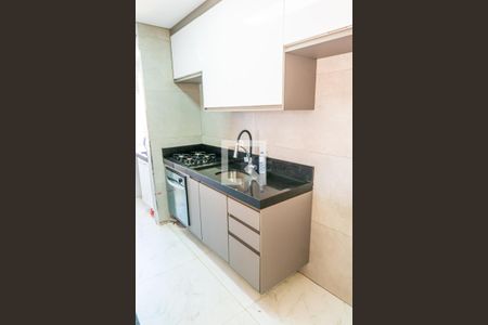 Cozinha de apartamento à venda com 2 quartos, 50m² em Jardim do Lago, Campinas