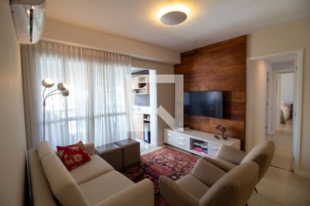 Sala de apartamento para alugar com 3 quartos, 92m² em Brooklin, São Paulo