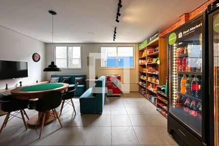 Apartamento para alugar com 27m², 1 quarto e sem vaga Apartamento para alugar com 27m², 1 quarto e sem vagaSalão de jogos