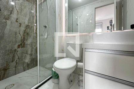 Apartamento para alugar com 27m², 1 quarto e sem vaga Apartamento para alugar com 27m², 1 quarto e sem vagaBanheiro do Quarto