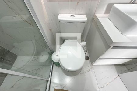 Apartamento para alugar com 27m², 1 quarto e sem vaga Apartamento para alugar com 27m², 1 quarto e sem vagaBanheiro do Quarto