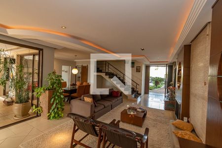 Sala de Estar/Lareiera de casa de condomínio à venda com 4 quartos, 520m² em Loteamento Alphaville Campinas, Campinas