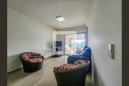 Sala de apartamento para alugar com 1 quarto, 42m² em Pitangueiras, Guarujá