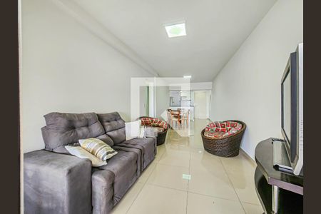 Sala de apartamento para alugar com 1 quarto, 42m² em Pitangueiras, Guarujá
