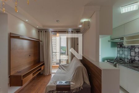 Sala de apartamento à venda com 2 quartos, 57m² em Vila Satúrnia, Campinas