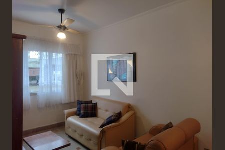 Sala de apartamento para alugar com 1 quarto, 70m² em Vila Caiçara, Praia Grande