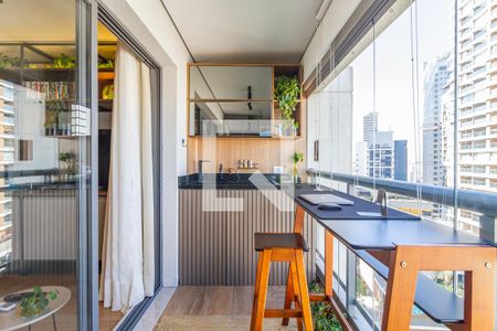 Apartamento para alugar com 31m², 1 quarto e sem vagaVaranda Gourmet