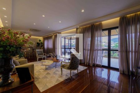 Sala de apartamento à venda com 5 quartos, 620m² em Barra da Tijuca, Rio de Janeiro