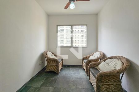 Sala de apartamento para alugar com 1 quarto, 44m² em Balneario Cidade Atlantica, Guarujá
