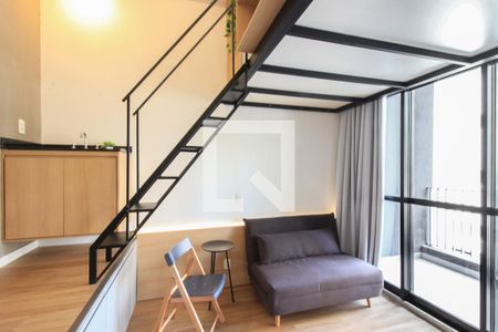 Studio à venda com 28m², 1 quarto e sem vagaStudio