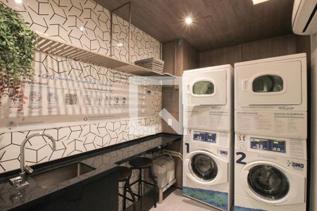 Studio à venda com 28m², 1 quarto e sem vagaLavanderia