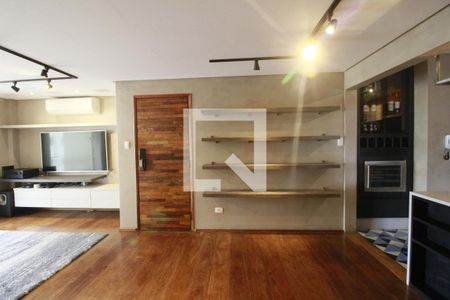 Sala de apartamento para alugar com 2 quartos, 127m² em Indianópolis, São Paulo