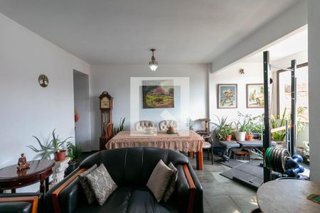 Sala de apartamento à venda com 3 quartos, 105m² em Grajaú, Belo Horizonte
