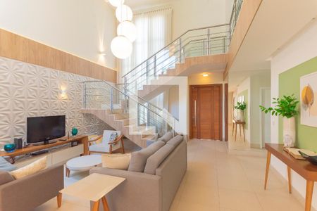 Sala de casa de condomínio à venda com 3 quartos, 238m² em Jardim Nova Europa, Campinas