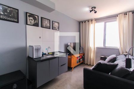 Sala/Cozinha de apartamento para alugar com 1 quarto, 25m² em Belenzinho, São Paulo