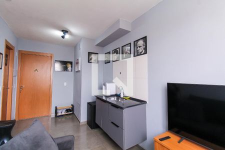 Sala/Cozinha de apartamento para alugar com 1 quarto, 25m² em Belenzinho, São Paulo