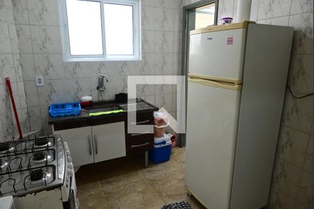 Cozinha de apartamento para alugar com 1 quarto, 34m² em Boqueirão, Praia Grande