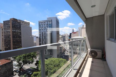 Sacada de apartamento à venda com 1 quarto, 32m² em Centro Histórico de São Paulo, São Paulo