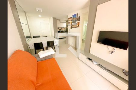 Sala de apartamento para alugar com 2 quartos, 83m² em Ingleses do Rio Vermelho, Florianópolis