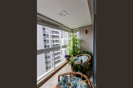Varanda de apartamento à venda com 3 quartos, 121m² em Jardim, Santo André