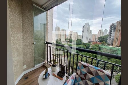 Varanda de apartamento para alugar com 1 quarto, 54m² em Jardim Caboré, São Paulo