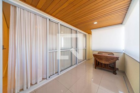 Varanda Gourmet de apartamento à venda com 3 quartos, 128m² em Centro, Santo André