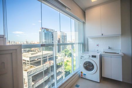 Varanda integrada / Área de Serviço de kitnet/studio à venda com 1 quarto, 25m² em Vila Clementino, São Paulo