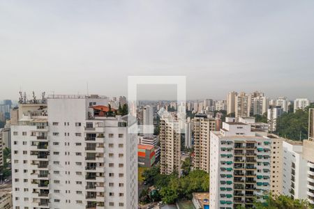 Vista da Varanda da Sala de apartamento à venda com 1 quarto, 50m² em Vila Andrade, São Paulo