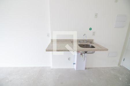 Cozinha de kitnet/studio para alugar com 1 quarto, 25m² em Jardim das Acácias, São Paulo
