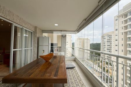 Varanda gourmet de apartamento à venda com 3 quartos, 158m² em Tamboré, Santana de Parnaíba