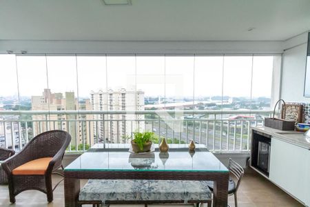 Vista da Sala de apartamento para alugar com 3 quartos, 107m² em Vila Lusitânia, São Bernardo do Campo