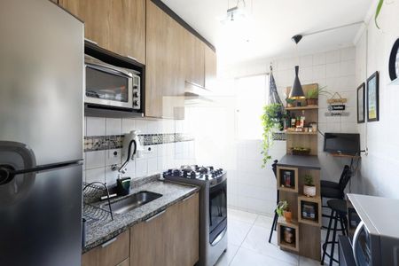 Apartamento à venda com 48m², 2 quartos e 1 vagaCozinha e Área de Serviço