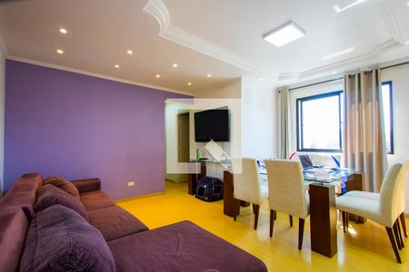 Sala de apartamento à venda com 3 quartos, 80m² em Vila Assunção, Santo André