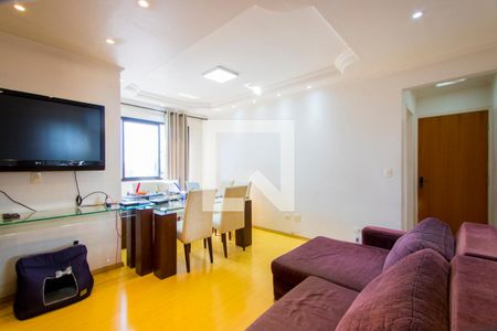 Sala de apartamento à venda com 3 quartos, 80m² em Vila Assunção, Santo André