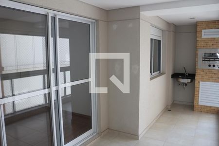 Varanda da Sala de apartamento para alugar com 3 quartos, 107m² em Santo Antônio, São Caetano do Sul