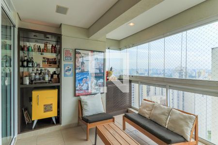 Varanda da Sala de apartamento para alugar com 2 quartos, 107m² em Cidade Monções, São Paulo