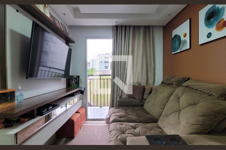 Sala de apartamento à venda com 3 quartos, 57m² em Parque São Vicente, Santo André