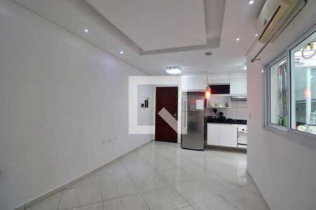 Sala de apartamento à venda com 2 quartos, 53m² em Vila Camilópolis, Santo André