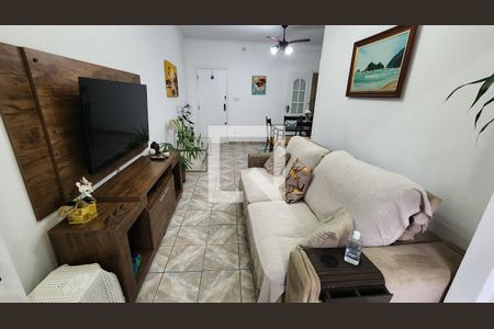 Sala de apartamento para alugar com 4 quartos, 81m² em Paquetá, Santos