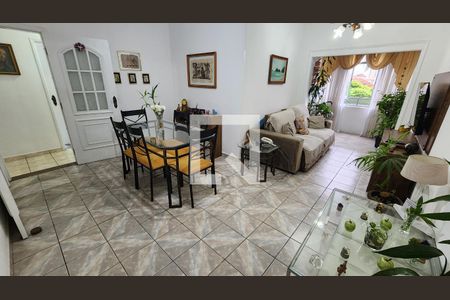 Sala de apartamento para alugar com 4 quartos, 81m² em Paquetá, Santos