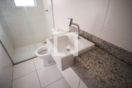 Banheiro Social de apartamento para alugar com 3 quartos, 70m² em Planalto, Belo Horizonte