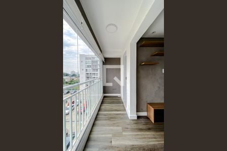 Varanda da Sala de apartamento à venda com 2 quartos, 54m² em Vila Independência, São Paulo