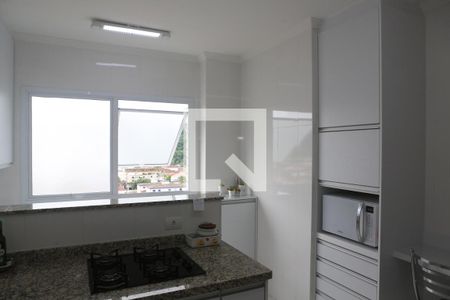 Cozinha de apartamento para alugar com 3 quartos, 104m² em Canto do Forte, Praia Grande