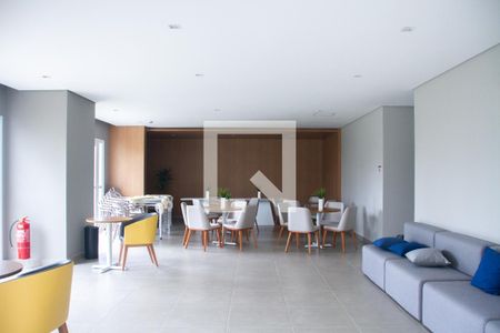 Apartamento à venda com 39m², 2 quartos e 1 vagaÁrea comum - Salão de festas 1