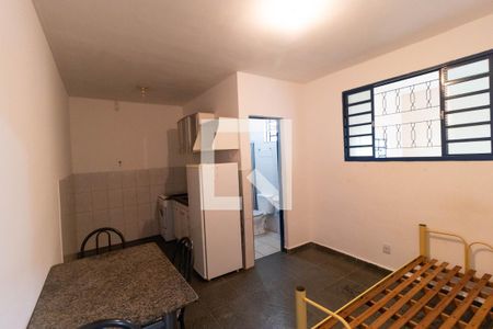 Sala e Cozinha de kitnet/studio para alugar com 1 quarto, 30m² em Cidade Universitária, Campinas
