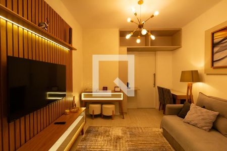 Sala de apartamento para alugar com 1 quarto, 40m² em Leblon, Rio de Janeiro