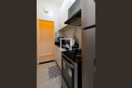 Apartamento para alugar com 40m², 1 quarto e 1 vagaDetalhe da cozinha 