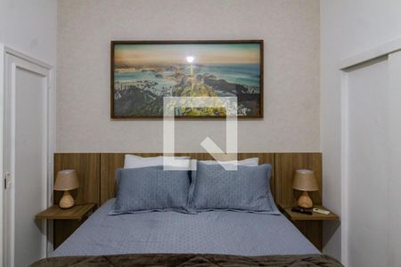 Detalhe da suíte  de apartamento para alugar com 1 quarto, 40m² em Leblon, Rio de Janeiro