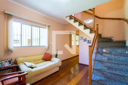 Sala de estar de casa à venda com 4 quartos, 194m² em Jardim Stella, Santo André